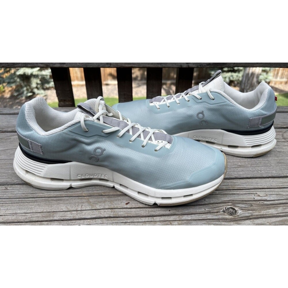 On Cloudnova Form Women’s 10 Running Shoes Mineral/Ivory - Picture 7 of 12